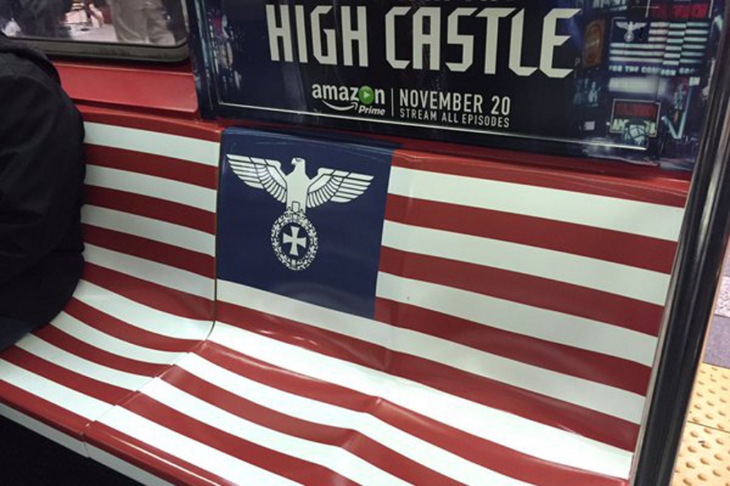 Nazi Imagery Takes Over NYC Subway As Part Of Amazon’s ‘Man In The High Castle’ Ad Campaign