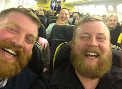 Guy On Plane Meets 'Identical Twin' Stranger: Bearded Look-Alikes Post Viral