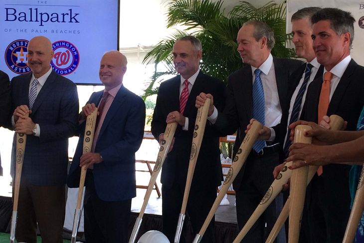 Lerner, Rizzo among Nats reps present for groundbreaking at new spring complex