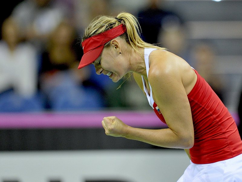 Maria Sharapova proved too strong for Karolina Pliskova in the day's second match