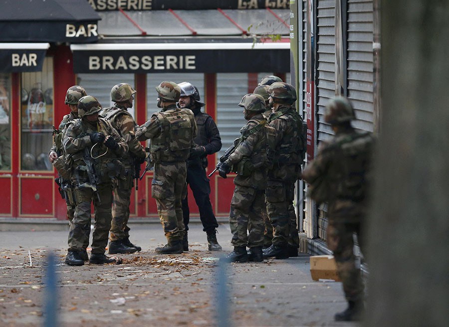 Paris police exchange gunfire with suspects holed in Paris suburb apartment