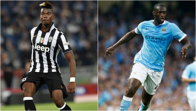 Star men Paul Pogba and Yaya Toure