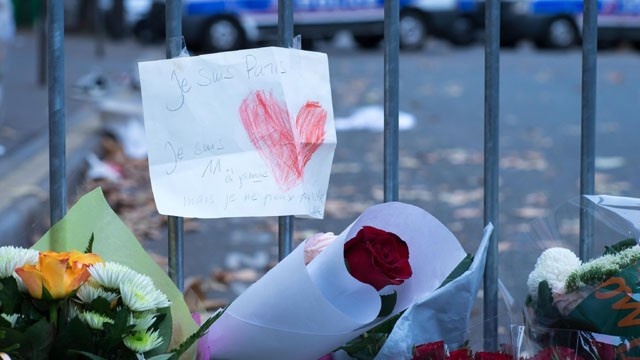 Paris attacks memorial