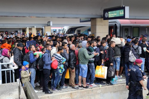 Migrants entering Germany in September 2015