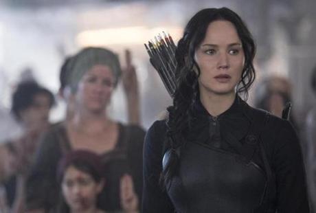 Jennifer Lawrence as Katniss Everdeen in ‘‘The Hunger Games Mockingjay — Part 2