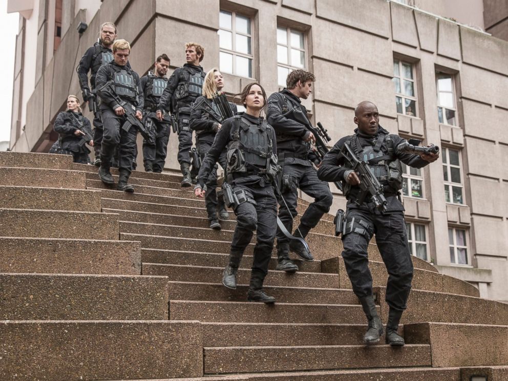 Hutcherson Wes Chatham Sam Claflin Natalie Dormer Jennifer Lawrence Liam Hemsworth and Mahershala Ali star in The Hunger Games Mockingjay- Part 2