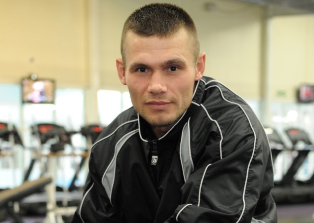 Boxer Martin Murray training in Wigan