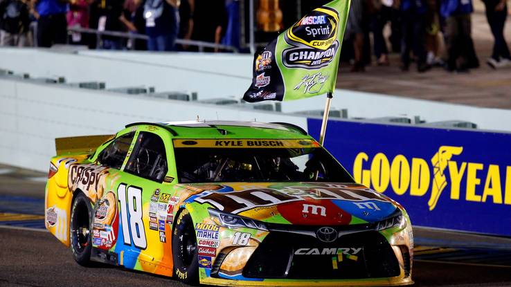 Kyle Busch wins NASCAR Sprint Cup