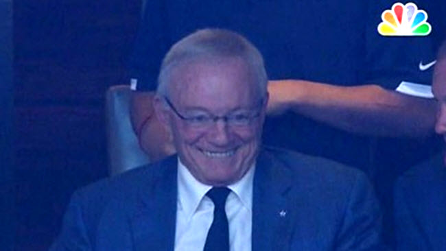 Jerry Jones excited