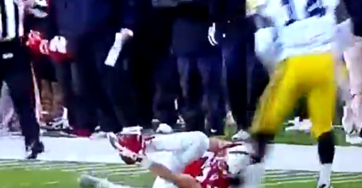 Nebraska's Brandon Reilly makes an insane catch against Iowa