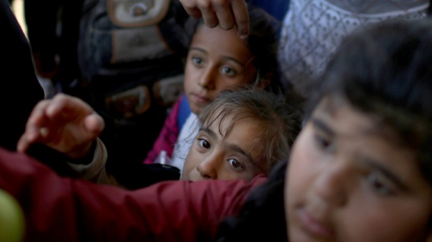 Nearly half the refugees who have fled Syria are children