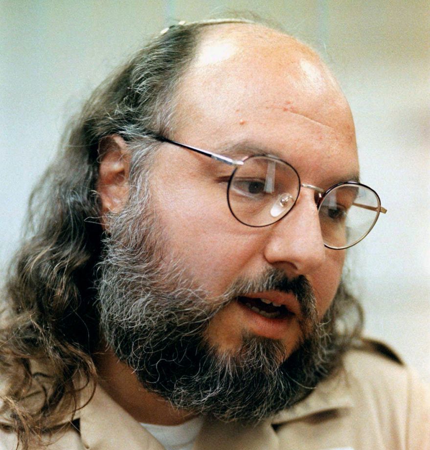 Jonathan Pollard speaks during an interview in a conference room at the Federal Correction Institution in Butner N.C. Pollard the Navy intelligence analyst whose 1985 arrest for selling secrets to Israel set off