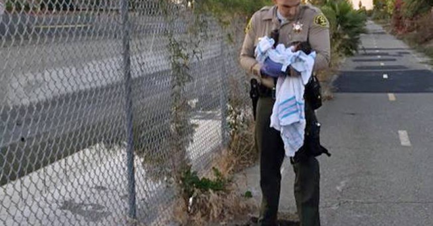 Newborn found buried alive in California riverbed