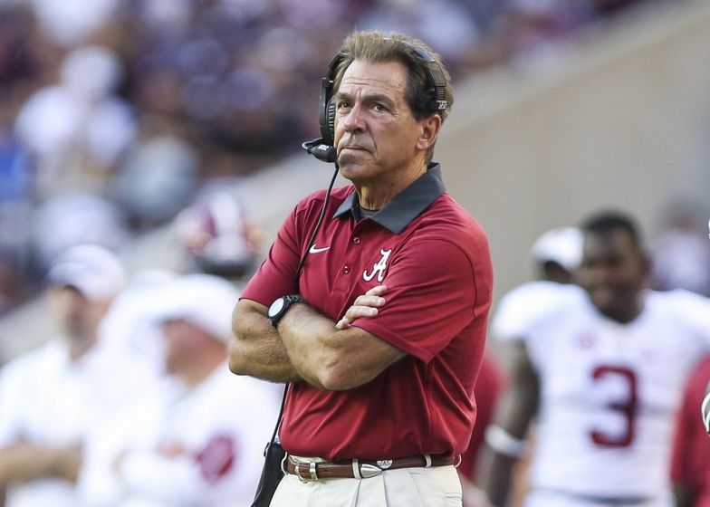 Nick Saban has an odd NSFW way to caution Alabama about Charleston Southern