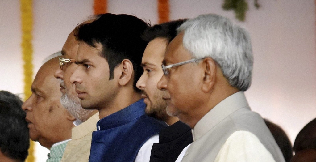 Nitish Kumar takes oath as Bihar CM
    
    
          
                Nitish Kumar