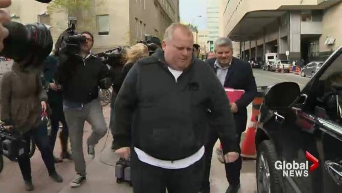 OAKLEY- Rob Ford's Cancer is Back