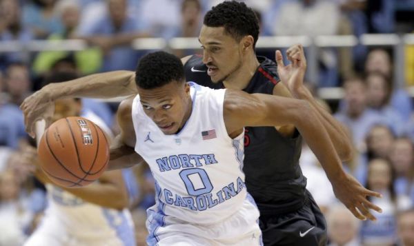 North Carolina's Nate Britt and Fairfield's Marcus