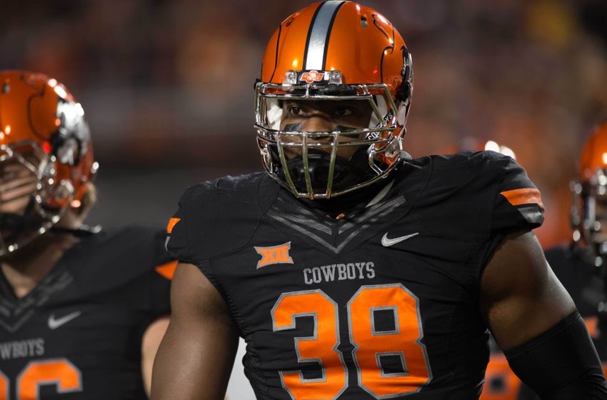 Emmanuel Ogbah gets strip-sack and recovery vs. Baylor