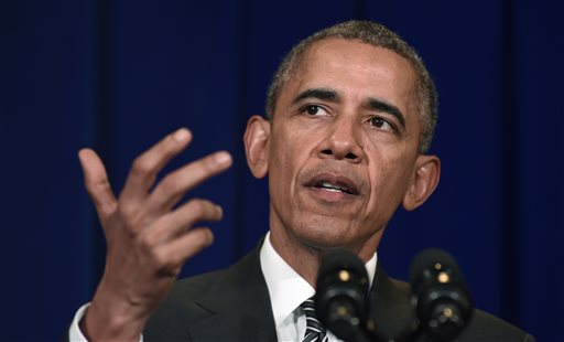 President Barack Obama speaks during a news conference in Kuala Lumpur Malaysia Sunday Nov. 22 2015. In Southeast Asia Obama has taken a softer tone on human rights and corruption in a part of the world that rights groups claim is rife with abuses