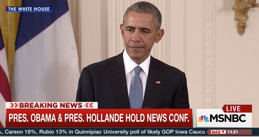 Obama Says He Will Stand Up To ISIS By Attending Global Warming Conference In Paris