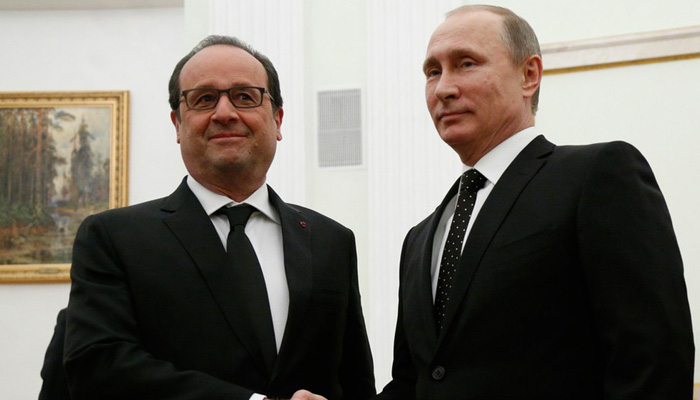 France and Russia agree to 'coordinate&#039 strikes against Islamic State