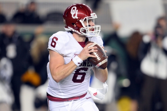 Oklahoma QB Baker Mayfield against Baylor last week