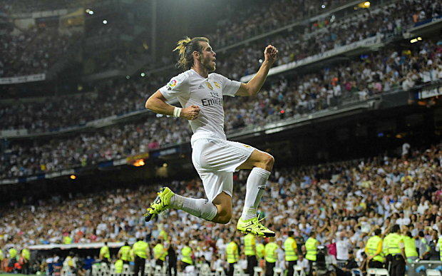 On the up Gareth Bale is starting to enjoy life in the Real Madrid goldfish bowl