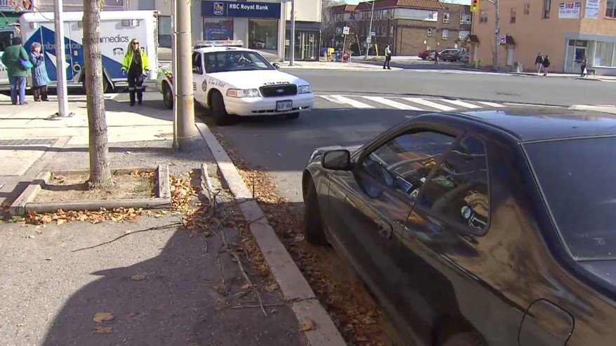 One man is in custody and his brother is in hospital after a road rage incident on Yonge Street on Nov. 9 2015. CITYNEWS