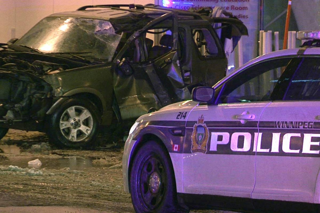 The couple at the center of a fatal crash following a police pursuit is connected to a long list of robberies according to Winnipeg police