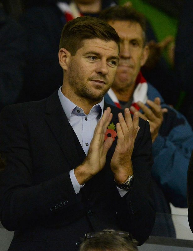 PA Wire
Steven Gerrard in the directors box at Anfield