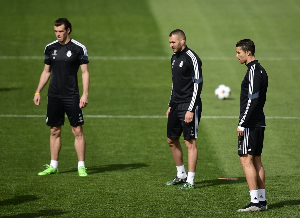 Bale Benzema to miss out against PSG