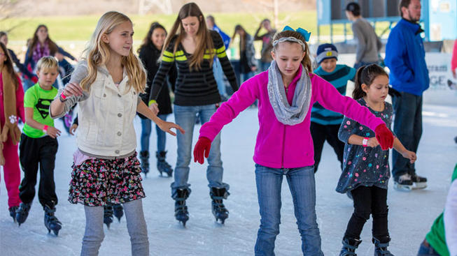 ICE CASTLES: The Metro gets a winter wonderland early when the Devon Ice Rink