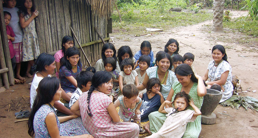 Scientists discovered that indigenous women living in the Amazon rainforest infested with the giant roundworm had on average two extra children