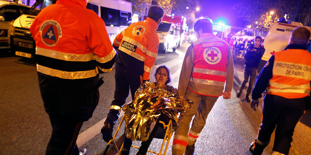 Paris attacks People clamber out of Bataclan concert hall to escape gunfire