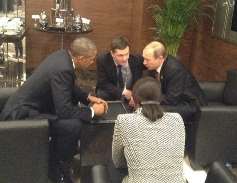 Unscheduled Putin Obama meeting at G20 as EU urges cooperation on Syria strikes