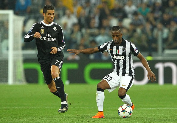 Patrice Evra and Cristiano Ronaldo were teammates at Manchester United until 2009