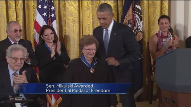 Sen. Barbara Mikulski gets Presidential Medal of Freedom