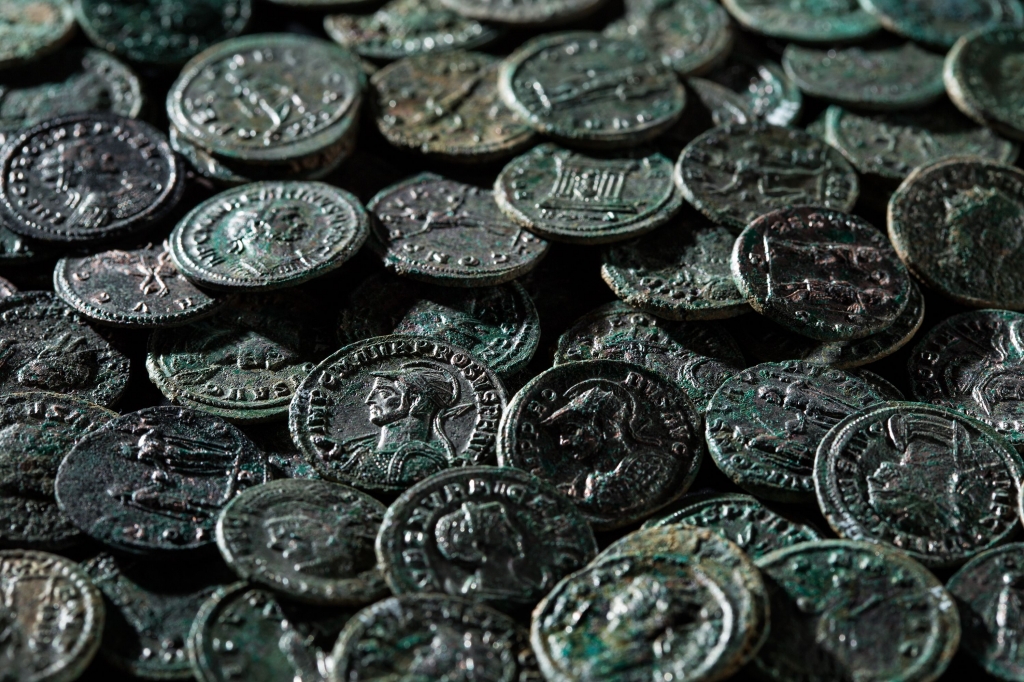 Hoard of Roman coins found in Switzerland