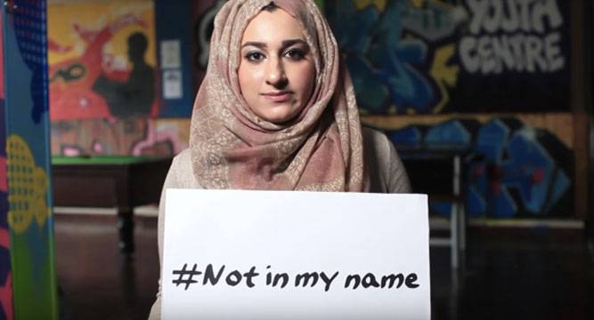 Not In My Name Muslims condemn Paris attacks on social media