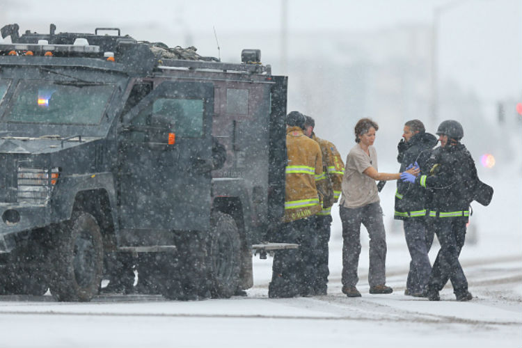 Police raided the building after an emergency call reporting shots fired at the Colorado abortion clinic