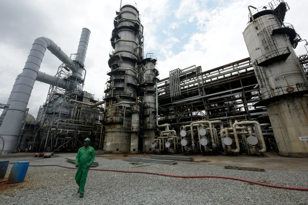 Port Harcourt refinery in Nigeria's Rivers State