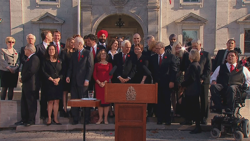 Members of Prime Minister Justin Trudeau's new cabinet