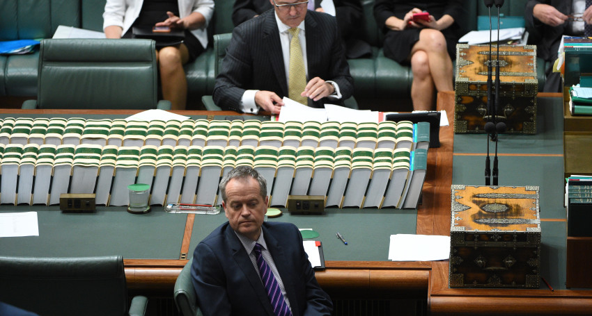 Prime Minister Malcolm Turnbull and Leader of the Opposition Bill Shorten during Question Time on Monday. AAP Image  Mick Tsikas