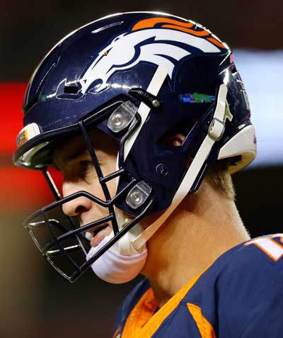 Quarterback Peyton Manning no.18 of the Denver Broncos. AFP