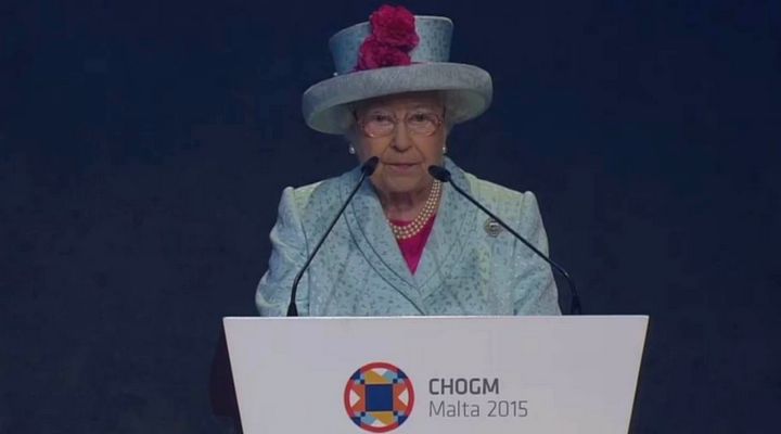 Queen Elizabeth II opens Commonwealth meeting in Malta