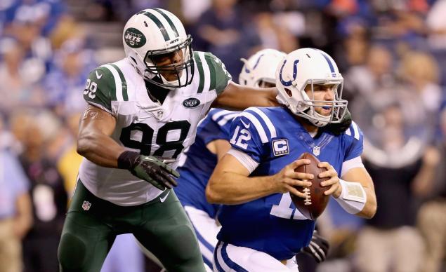 Quinton Coples doesn't produce enough moments like sacking Colts QB Andrew Luck in September and finds himself being waived by the Jets on Monday