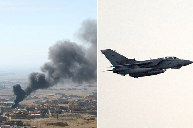 RAF air strikes in Iraq