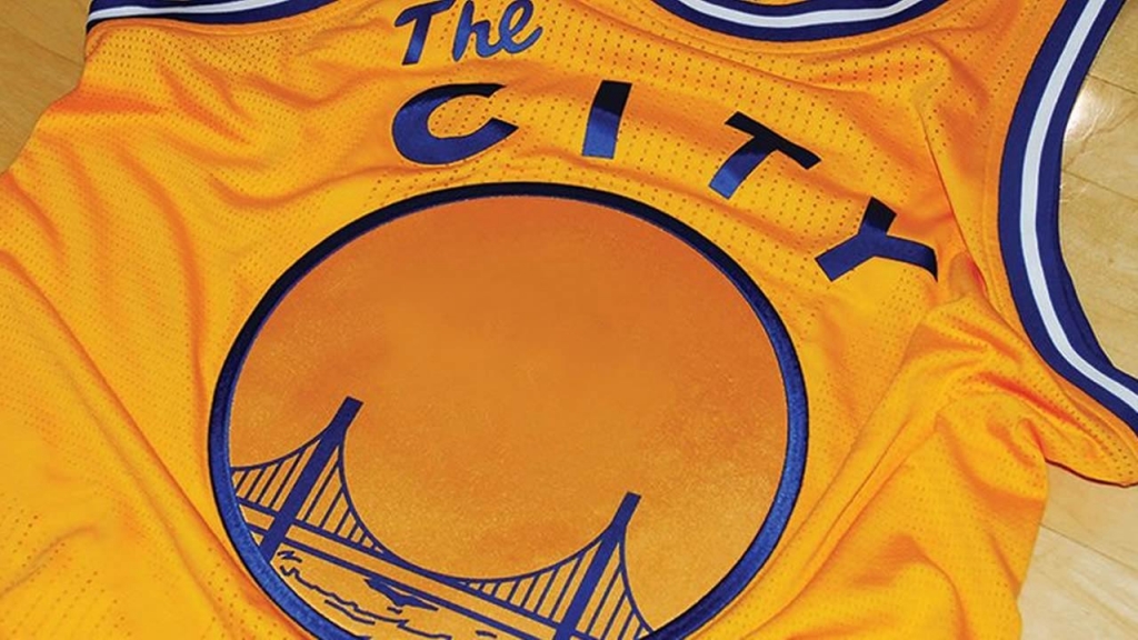 The Golden State Warriors will wear The City jerseys for their game against the Toronto Raptors in Oakland Calif. on Tuesday