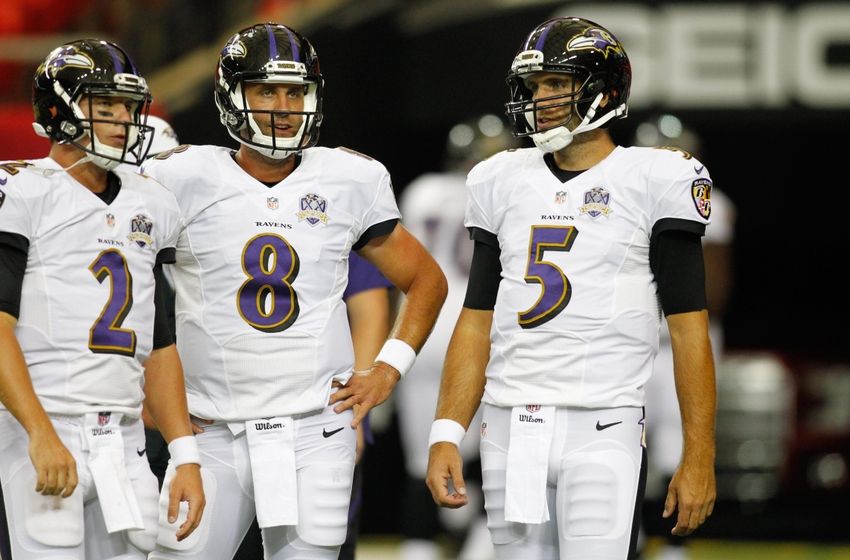 Baltimore Ravens Matt Schaub takes over for Joe Flacco