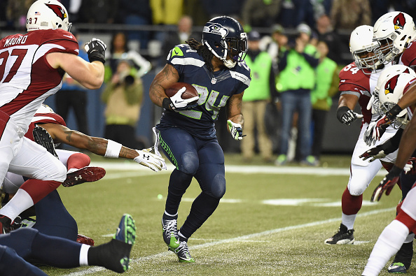 Seattle Seahawks running back Marshawn Lynch